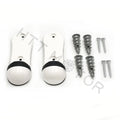 1 Pair Ski Snowboard Wall Mount for Universal Fit (Durable, Rotate, Rubber)