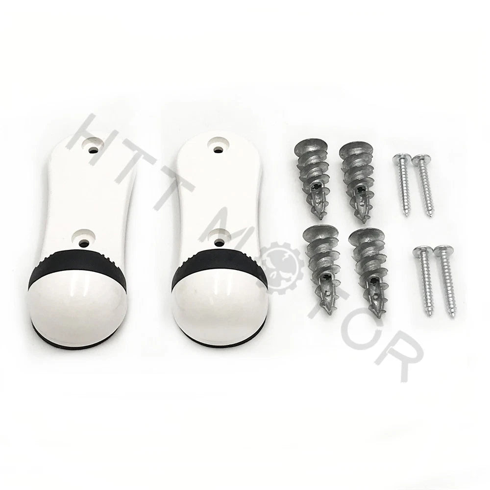 1 Pair Ski Snowboard Wall Mount for Universal Fit (Durable, Rotate, Rubber)