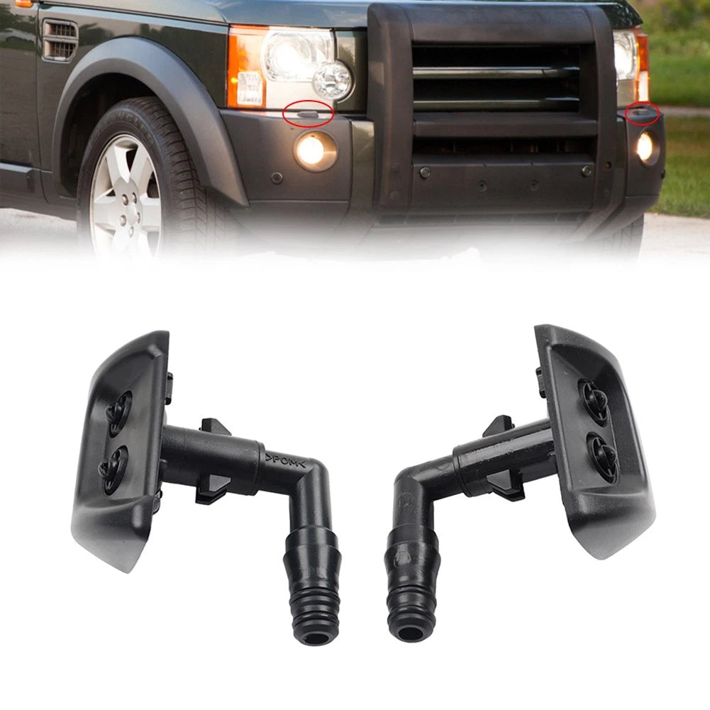 2X Front Headlight Washer Jet Sprayer Nozzle for Land Rover Discovery 3 (2005–2009)