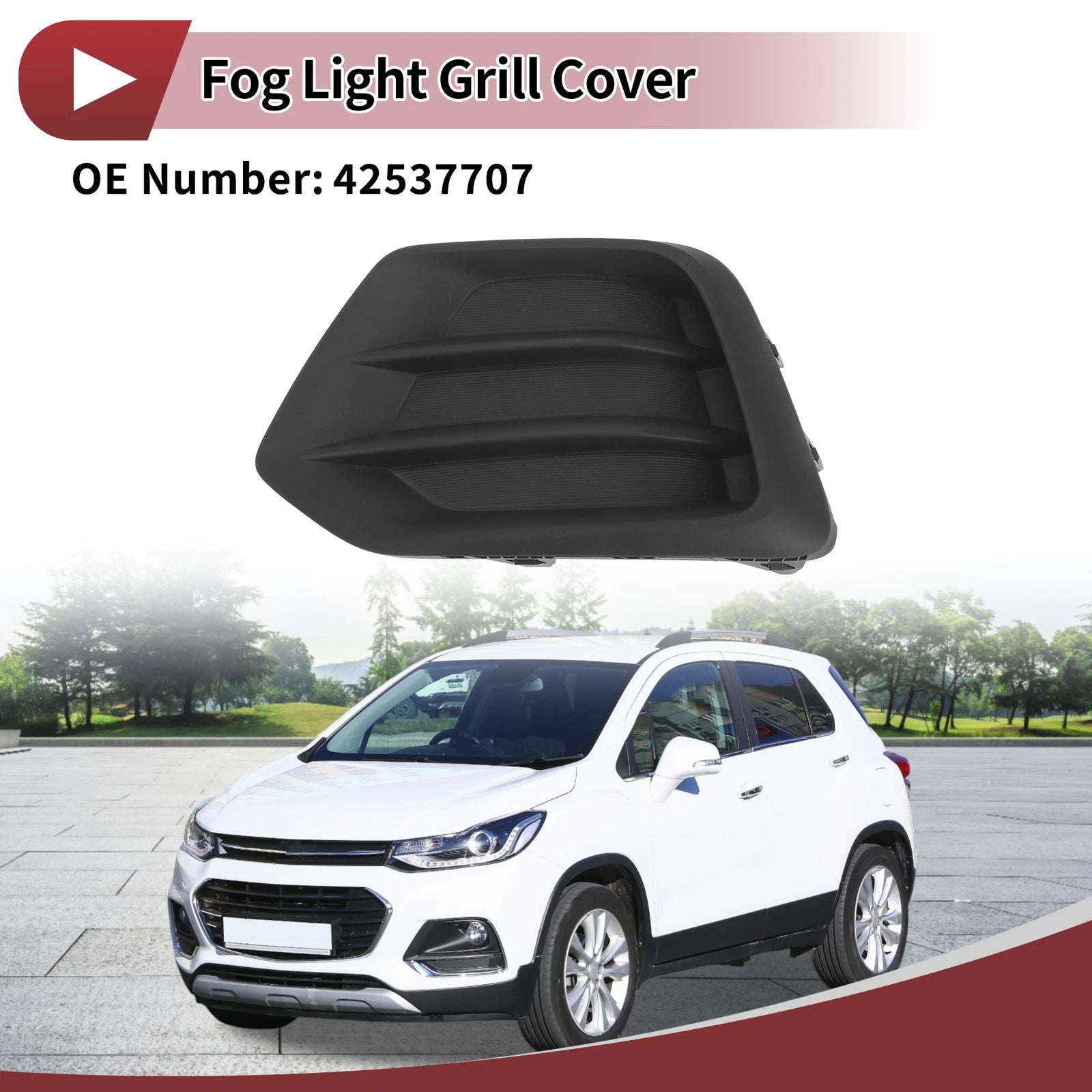 1 Pc Front Left Fog Light Grill for Chevrolet Trax (2017–2022)