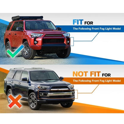 Fog Light Fang Decals Grill Trim for Toyota 4Runner (2014–2024)
