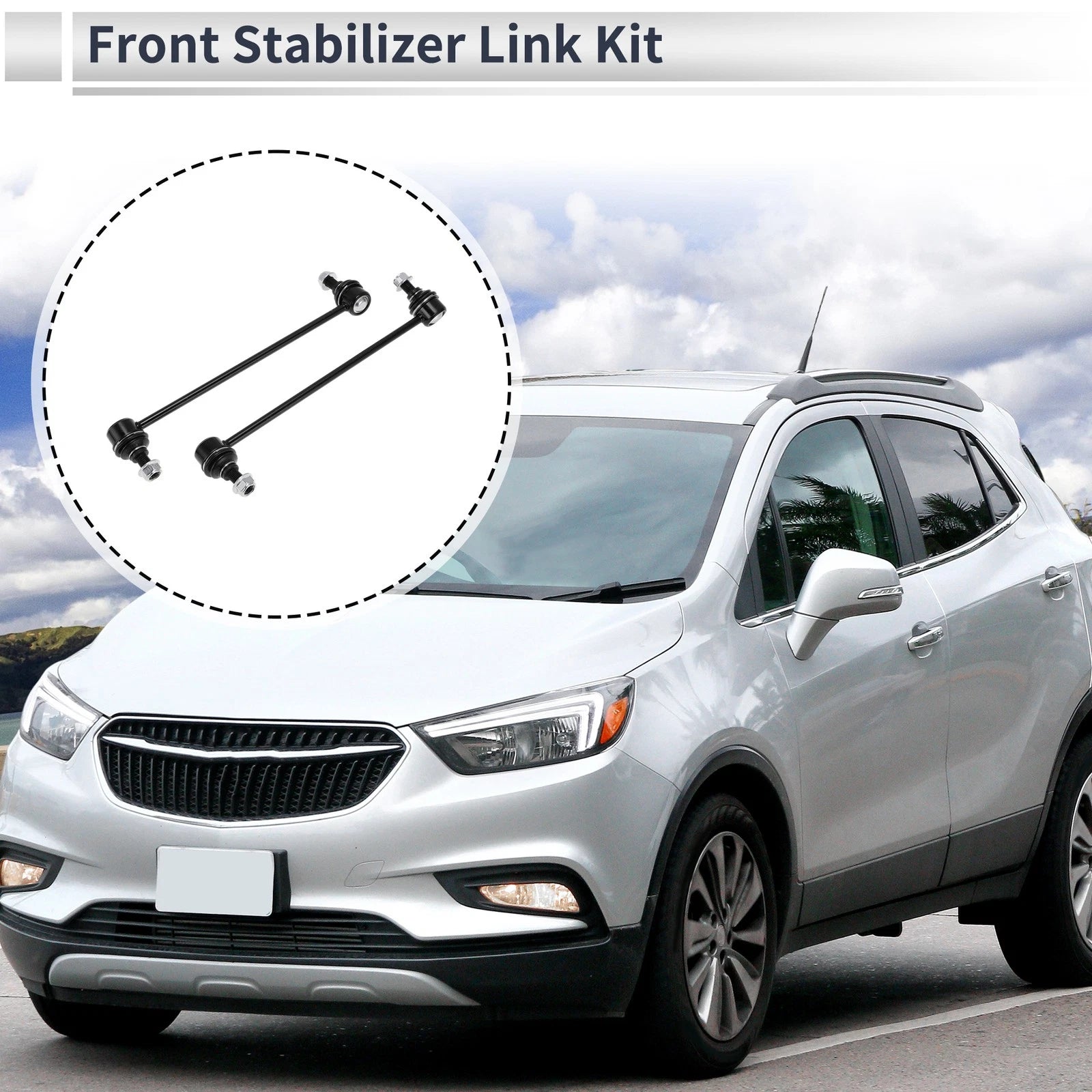 Front Stabilizer Bar Links for Buick Encore (2013–2019) 2 Piece Set