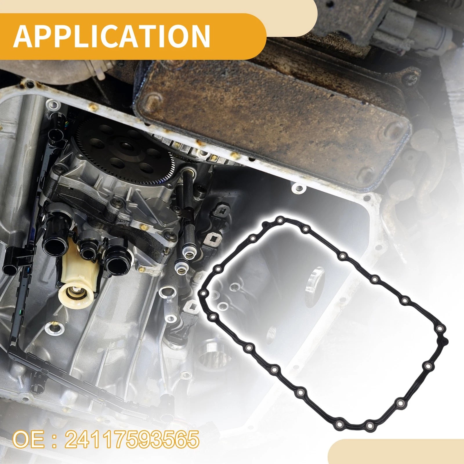 Car Oil Pan Gasket Replacement for BMW 128i (2008–2013)