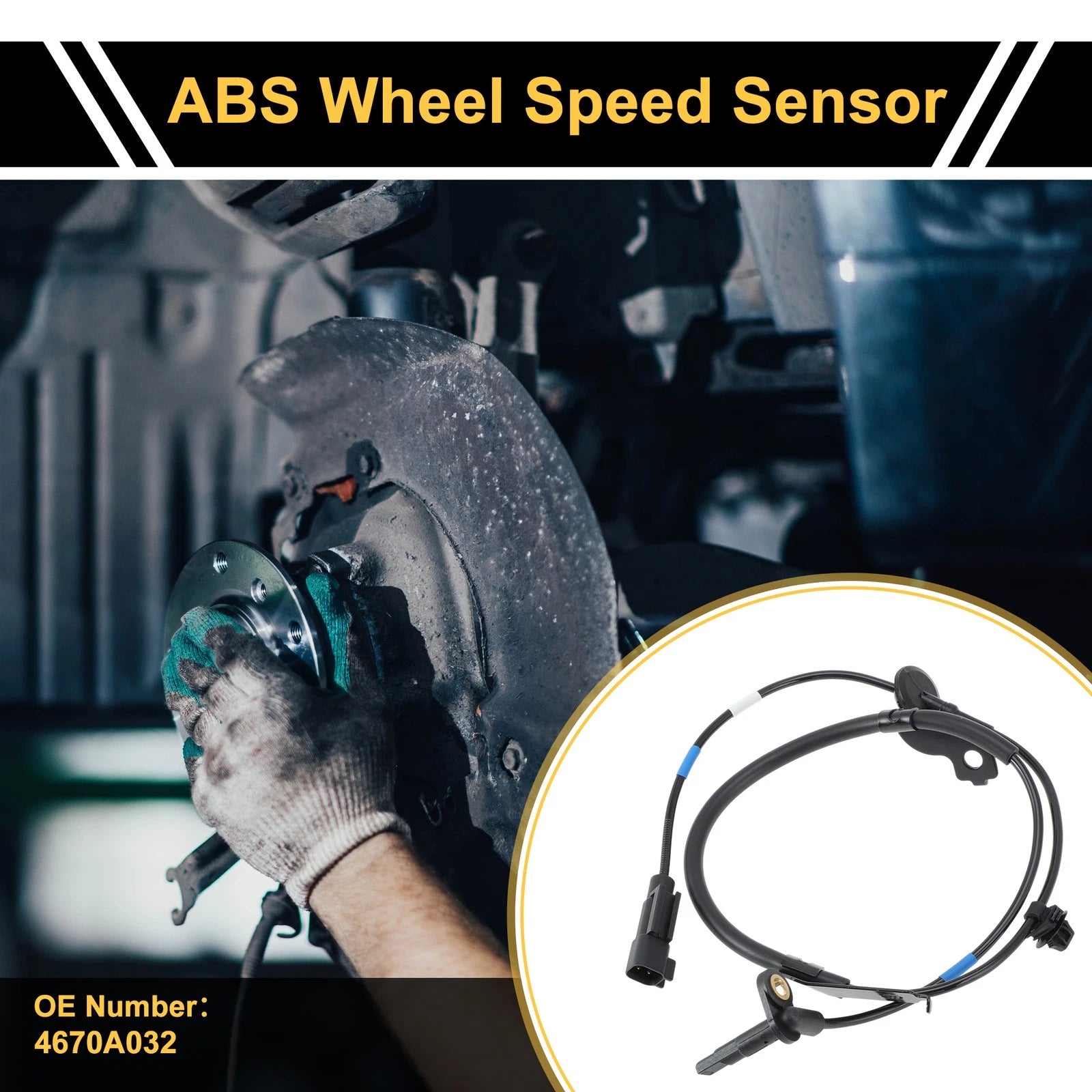 ABS Wheel Speed Sensor Replacement for Mitsubishi Outlander 2006–2012