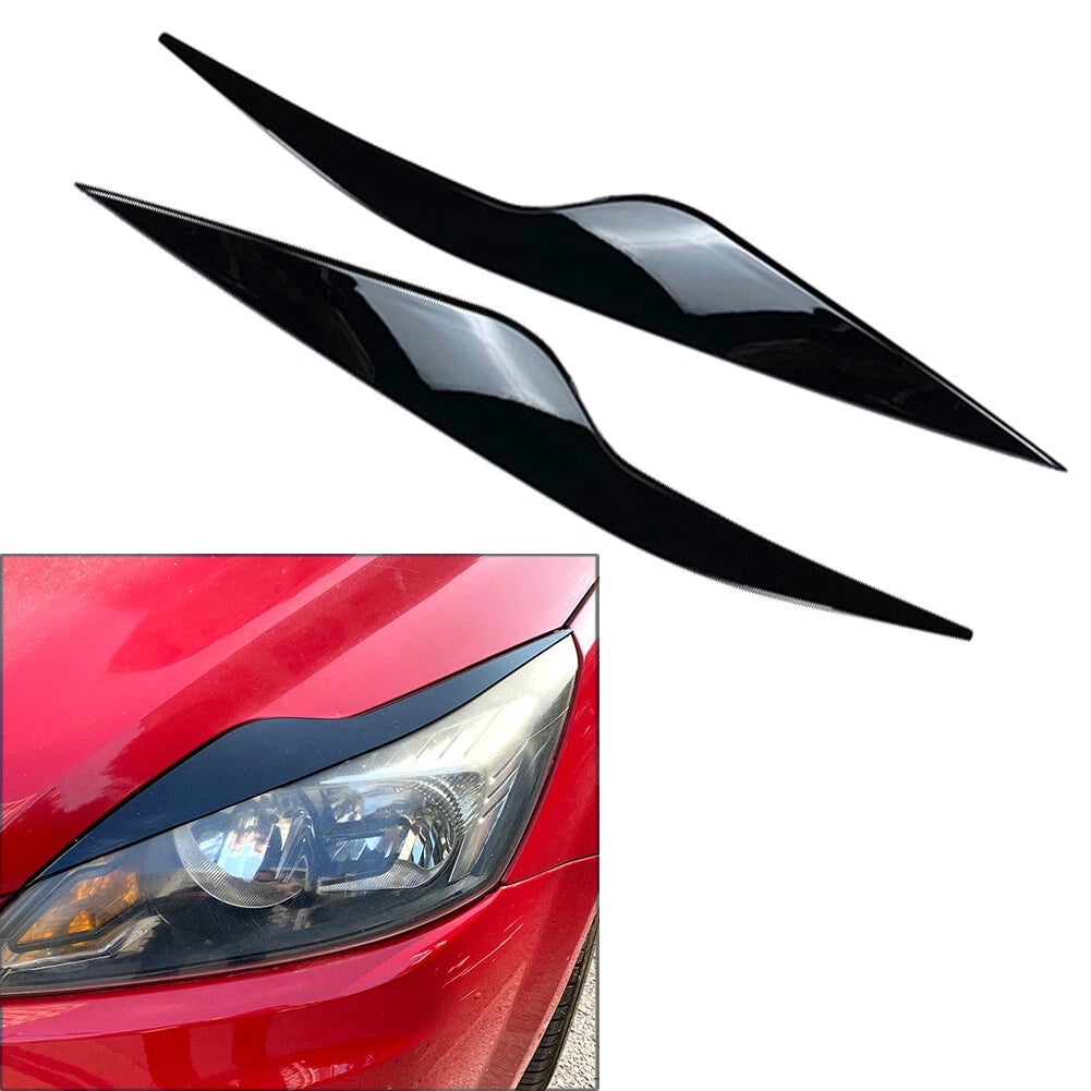 1 Pair Headlight Eyelids Trim for Ford Focus MK2 C307 (2008–2010)