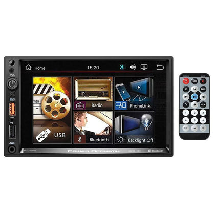 Power Acoustik PL700HB 7" Double Din Multimedia Unit for Universal Vehicles (2010–2023)