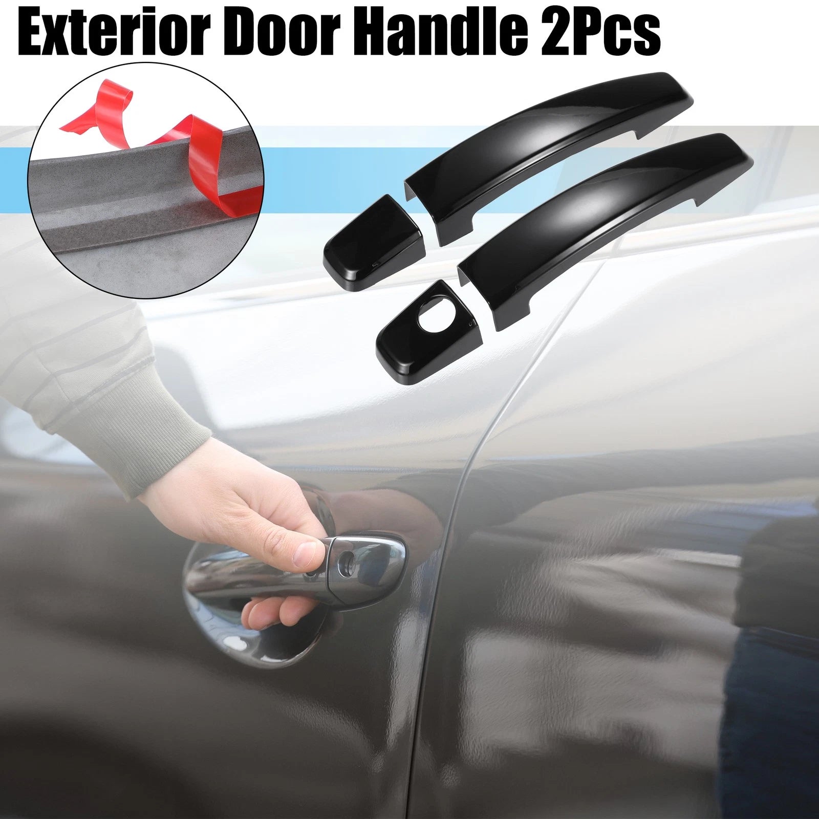 Door Handle Cover Front Left Right Replacement for Chevy Camaro (2010–2015)