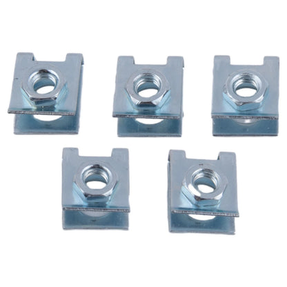 Set of 4 M6 U-Type License Plate Clip Retainers for
