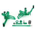 Green Rear Sets Footpegs Footrest for Kawasaki Ninja ZX-25R (2020–2021)
