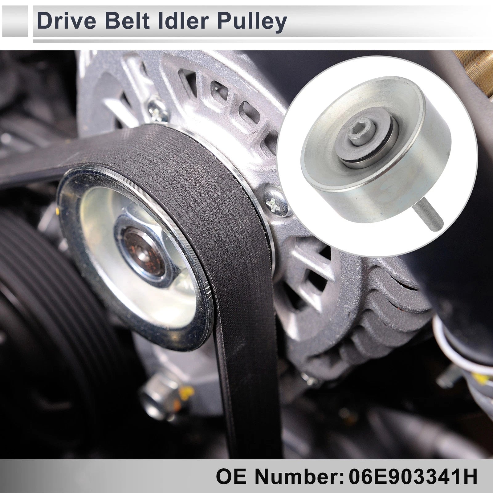 Drive Belt Idler Pulley Replacement for Audi Q7 2011–2019