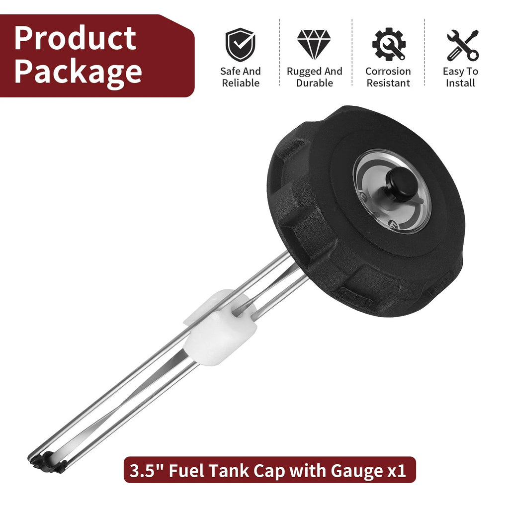 3.5 Inch Fuel Tank Cap with Gauge for Scag Turf Tiger (–) 482497 483788