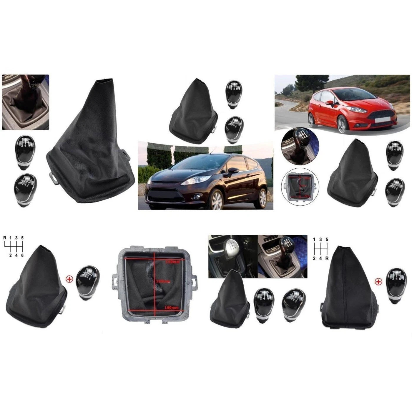 Shift Knob Dust Jacket for Ford Fiesta (2008–2012)