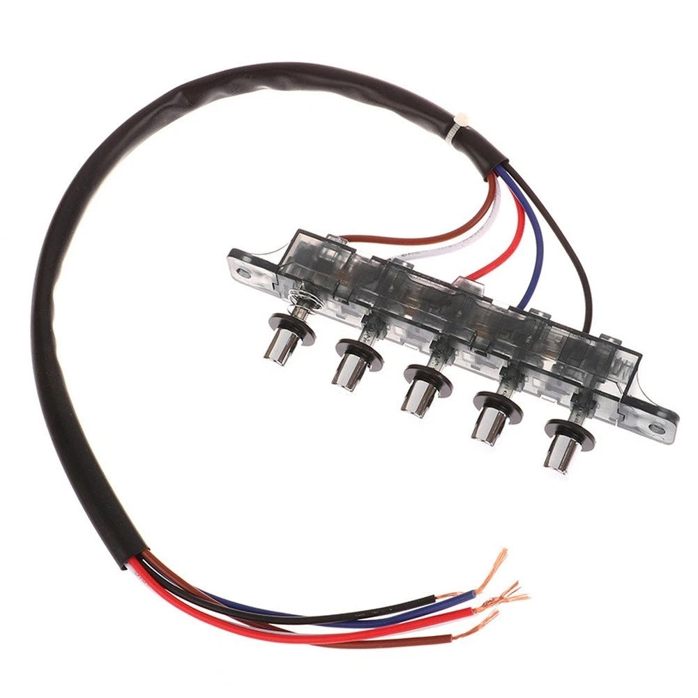 5 Position Mechanical Push Button Switch for Range Hoods