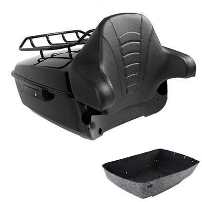 Black King Trunk Pad for Harley Touring Street Glide (2014–2026)