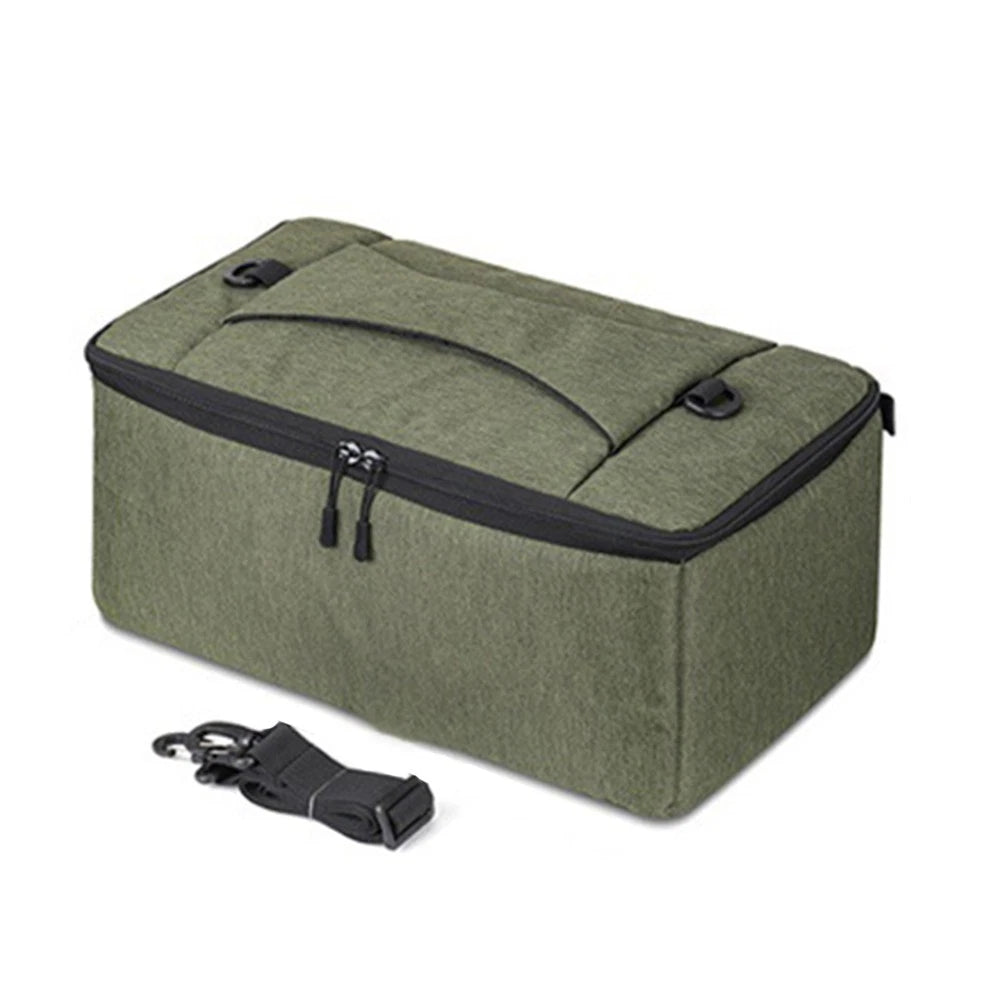 Fishing Reel Carry Bag for Fishing Gear (Nylon, Partitioned Storage)