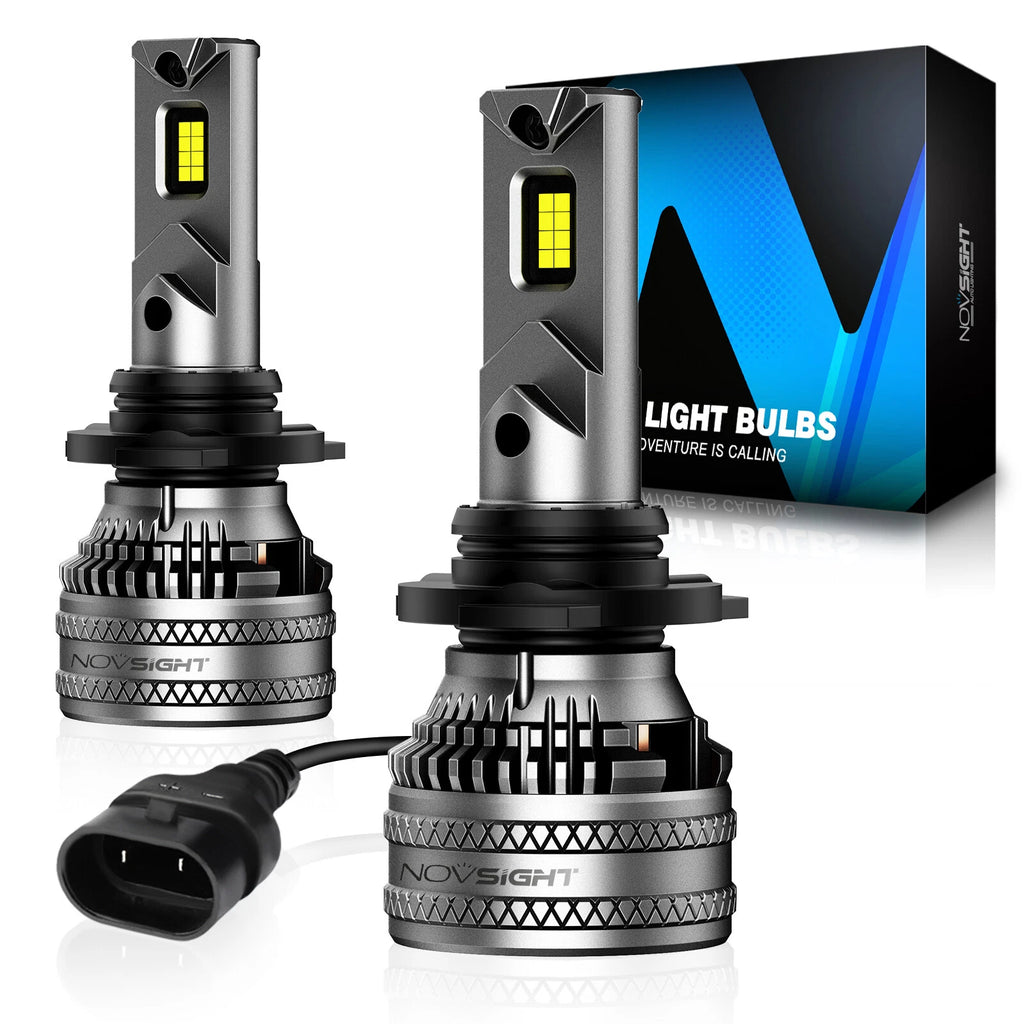 2X NOVSIGHT 9005 HB3 LED Headlight Bulbs Conversion Kit High Beam 6500K