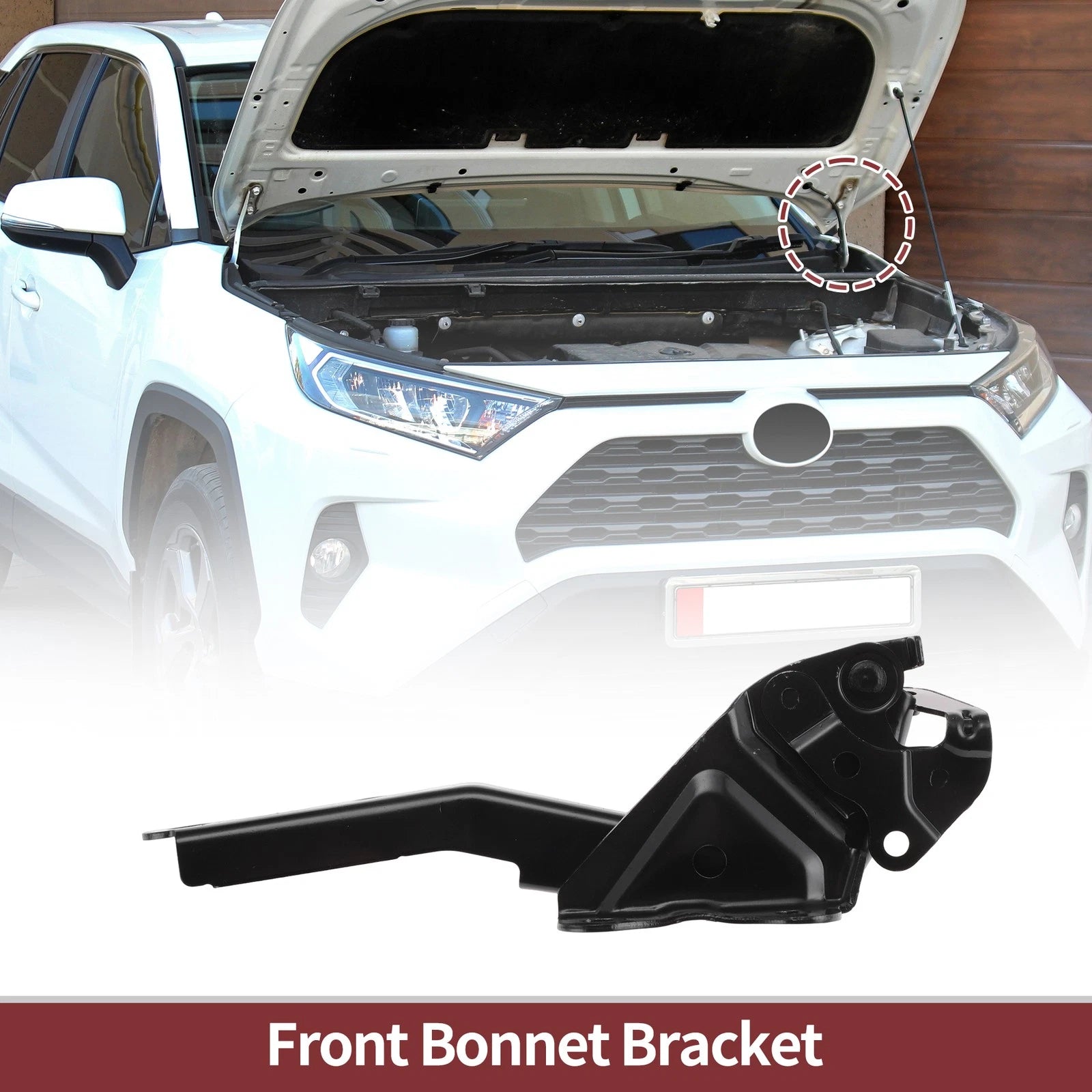 Hood Hinge for Toyota Highlander (2009–2015) Left Side 1 pcs