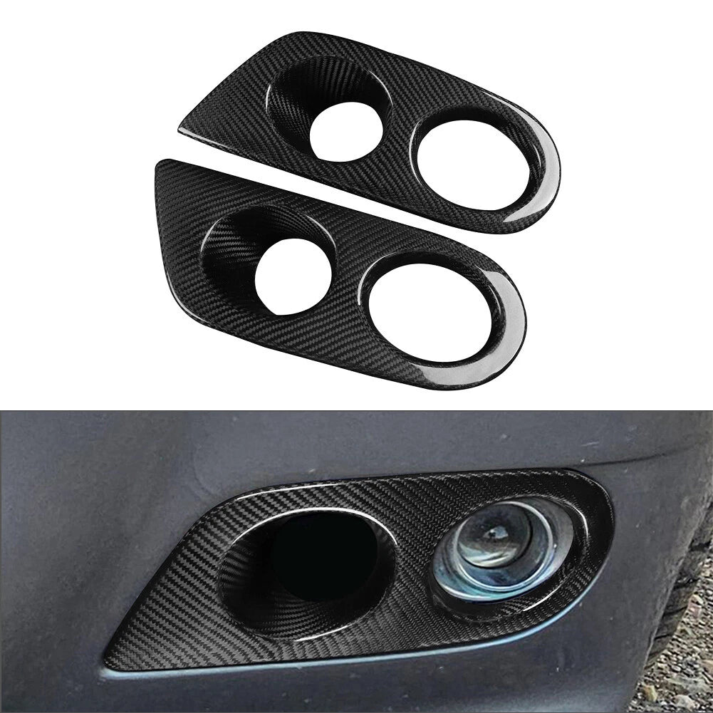 Carbon Fiber Front Fog Light Frame Cover for BMW E46 M3 (2001–2006)