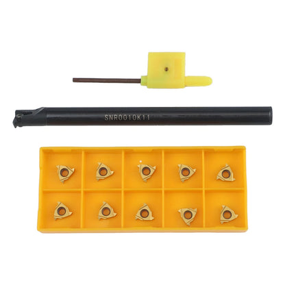 CNC Tool Holder SNR0010K11 with 10 Inserts for Enhanced Cutting Performance