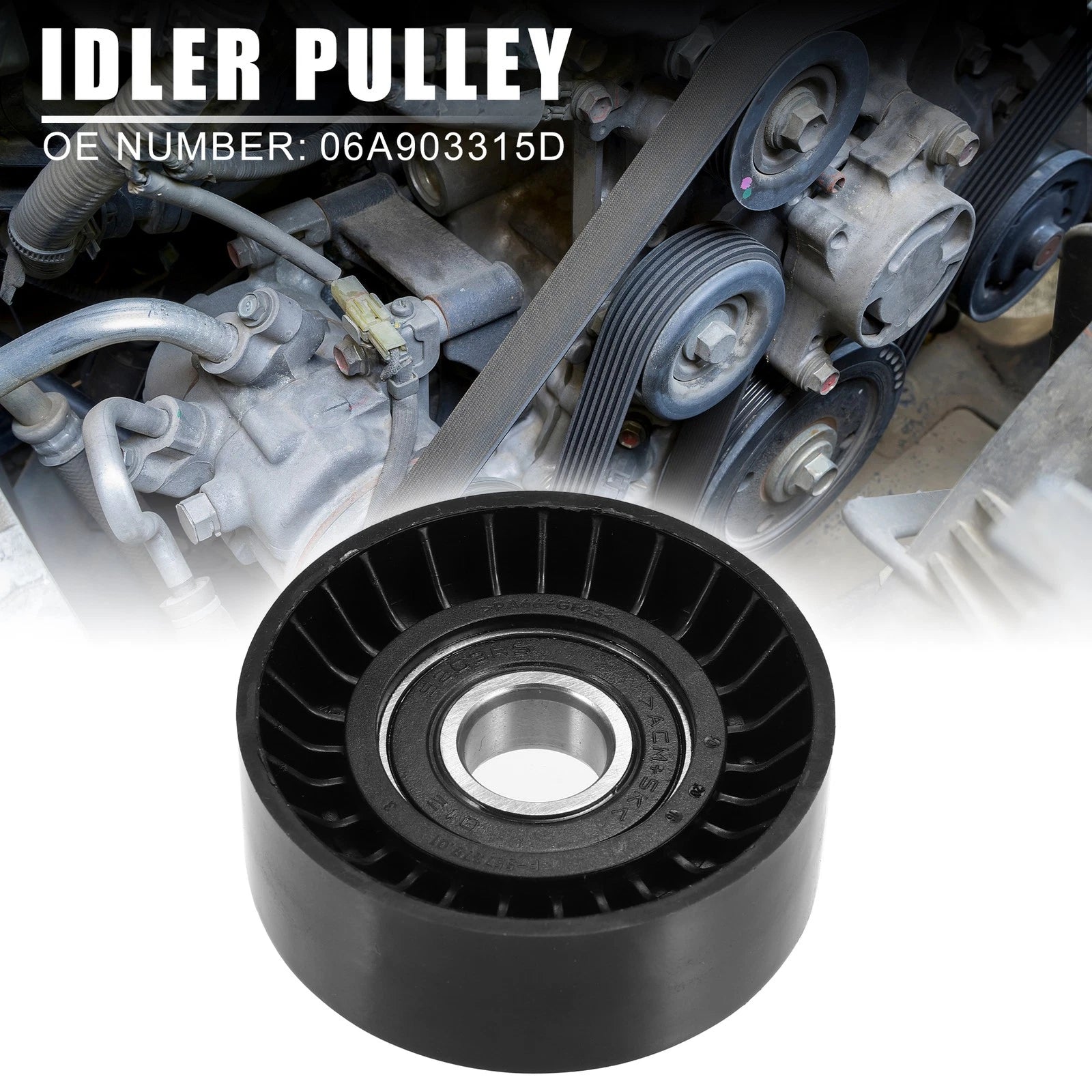 Drive Belt Idler Pulley Replacement for Audi A3 (2006–2008)