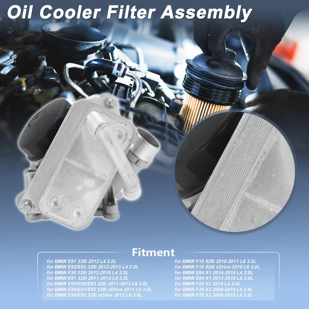Engine Oil Filter Housing for BMW E91 328i (2012–2012)