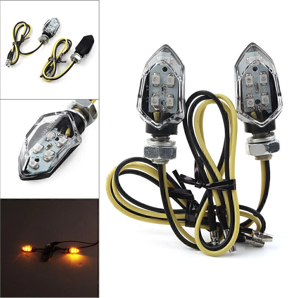 LED Turn Signal Indicators for Universal Motorcycle (8mm)