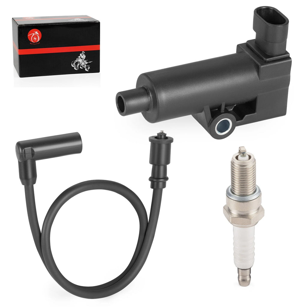 Ignition Coil & Spark Plug Wire Cap Kit for Hisun UTV ATV 250 (2015–2023)