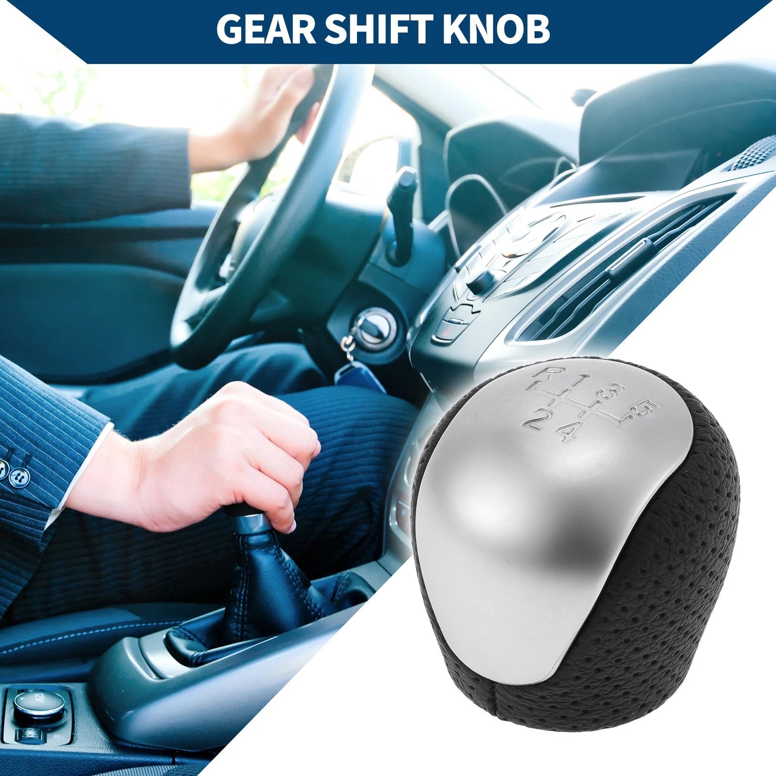 5 Speed Manual Shifter Knob Replacement for Hyundai Elantra (2009–2012)