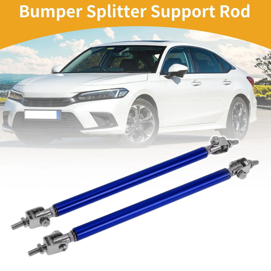 2X Adjustable Front Bumper Lip Splitter Strut Rod for Universal Fit