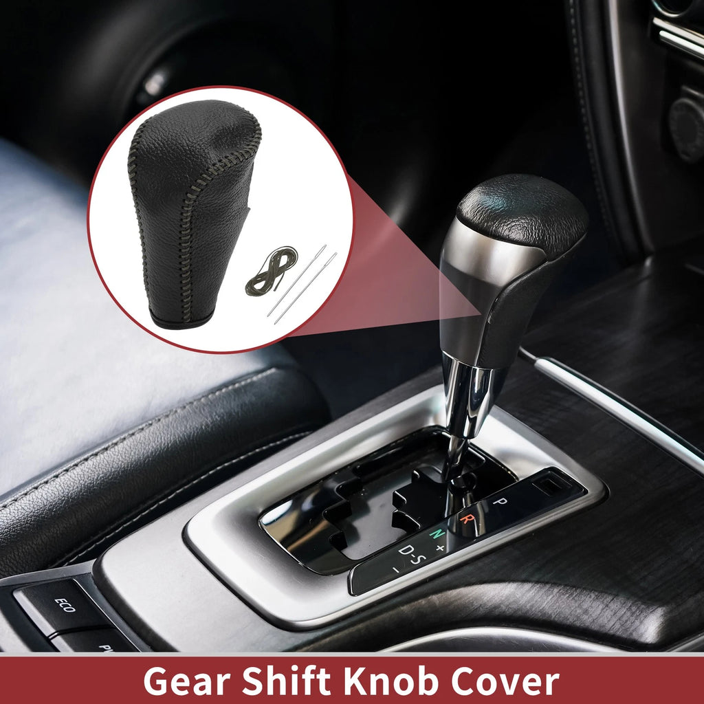 Gear Shift Knob Cover Replacement for Honda Accord (2008–2012) Pebbled Black