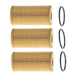 Set of 3 Engine Oil Filters for Volvo C30 C70 S40 S60 V50 V60 XC60 XC70 (Mann)