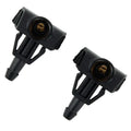 2X Windshield Washer Nozzles for Brass