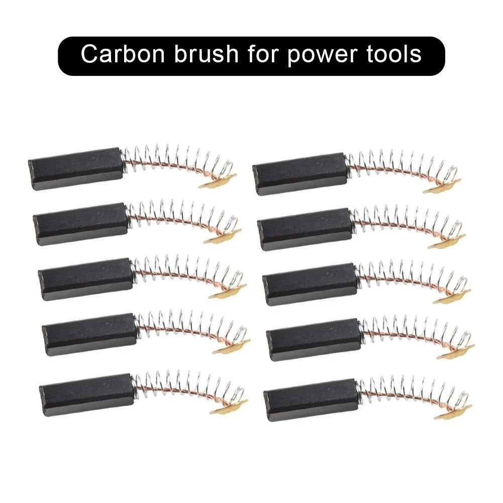 10pcs Carbon Brushes for Electric Motor Drill Angle Grinder
