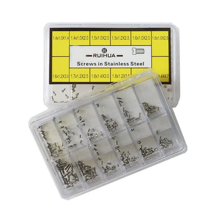 Head Case Screw Set of 12 for Watch Back (No. 4023-A)