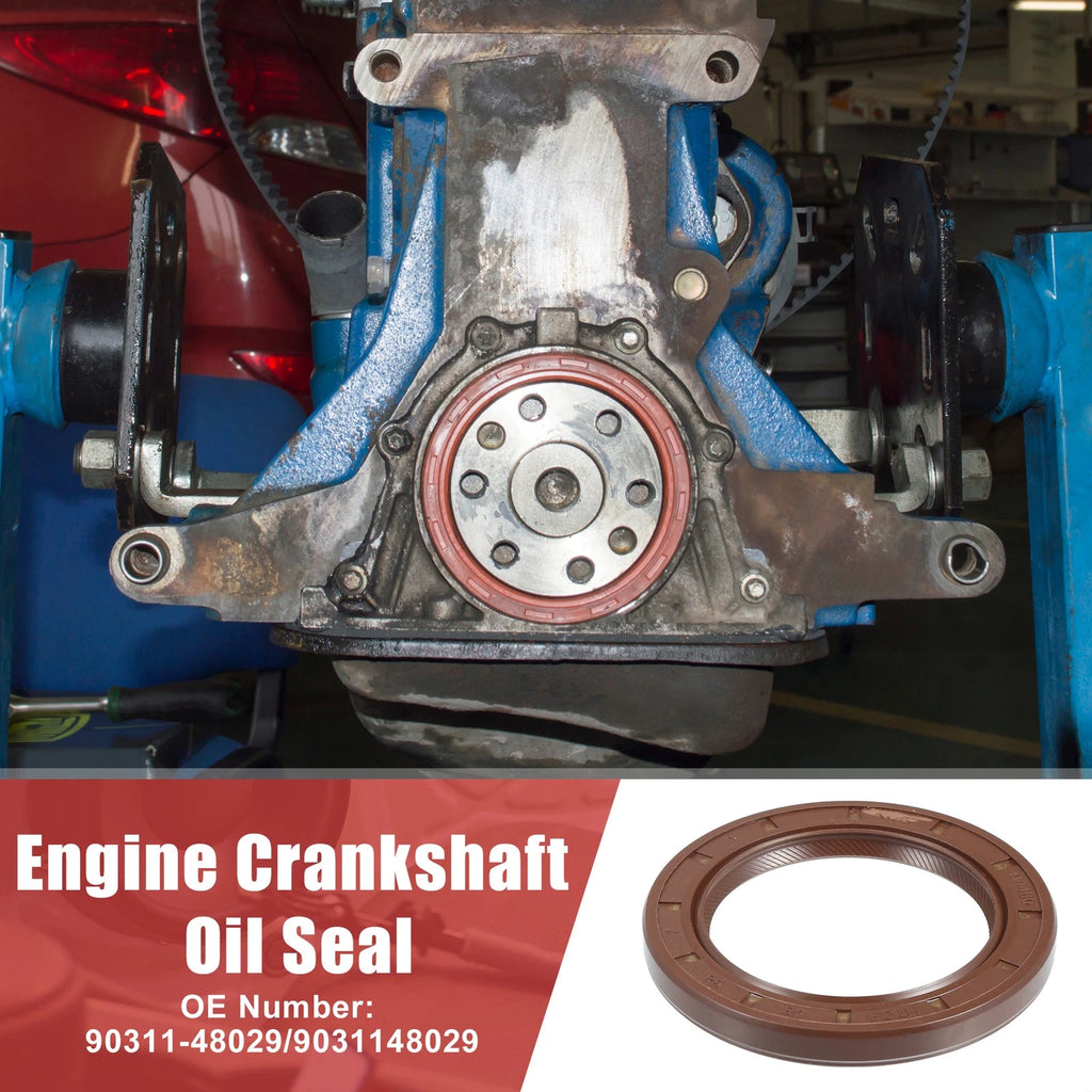 Engine Crankshaft Oil Seal 2pc Set Replacement for Toyota Tacoma (2005–2015)