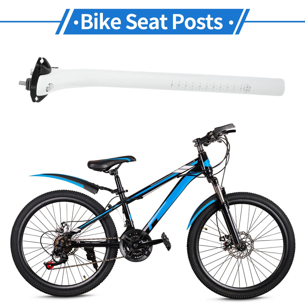 Seat Post 25.4x400mm Lightweight Replacement for Bike Saddle Tube (2005–2015)