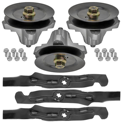 Caltric Spindle Assembly with Blade for Cub Cadet LTX 1050 (2010–2016)