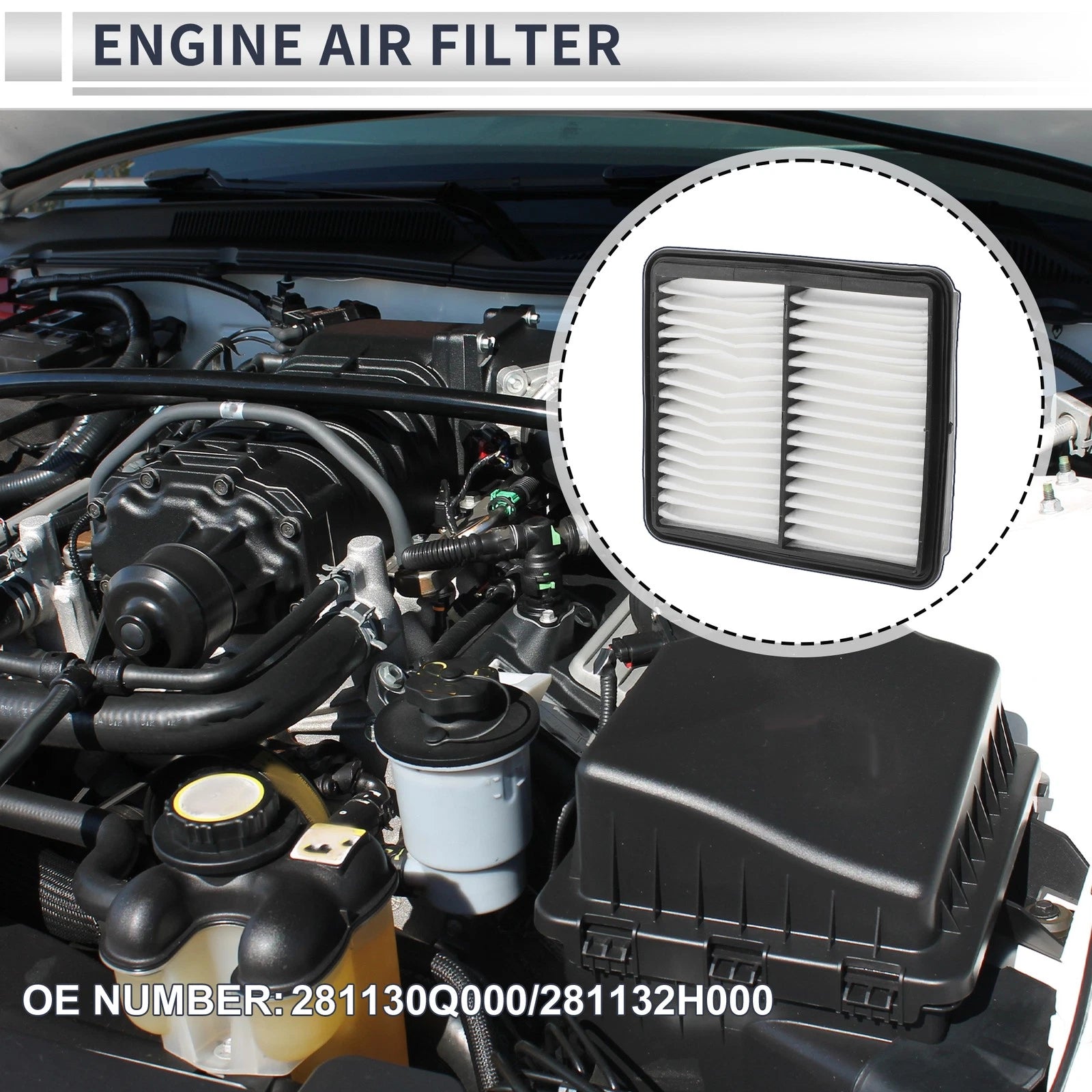 Engine Air Filter Replacement for Hyundai Elantra (2007–2010)