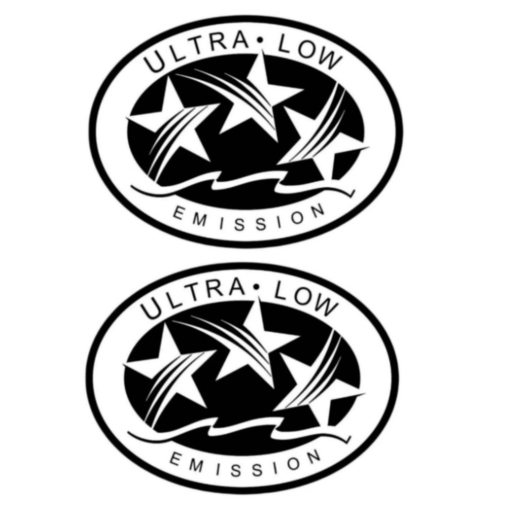 2X Ultra Low Emission Sticker Decal for Mercury Honda (Fits )