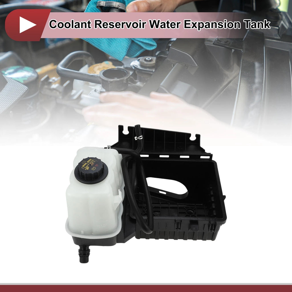 Coolant Expansion Overflow Tank with Cap for Ford F-250 Super Duty (2011–2016)
