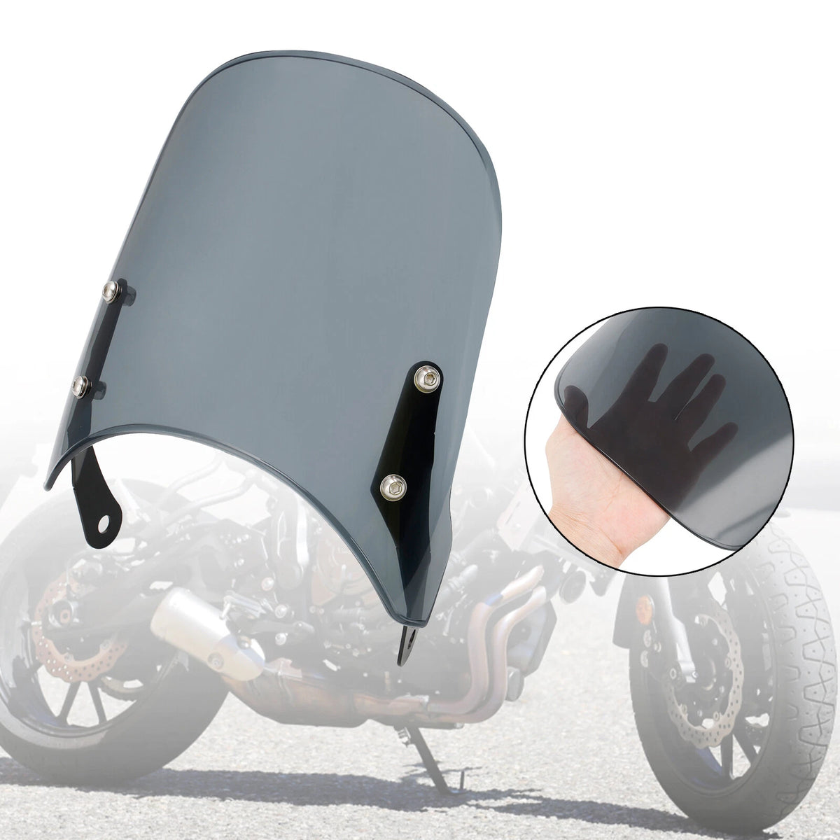 Windshield for Yamaha XSR 700 900, Honda CB400 CB1100 CB1300 (2016–2023)