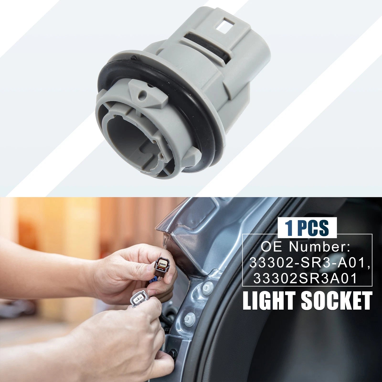 Turn Signal Socket Holder Replacement for Honda Accord (1998–2012)