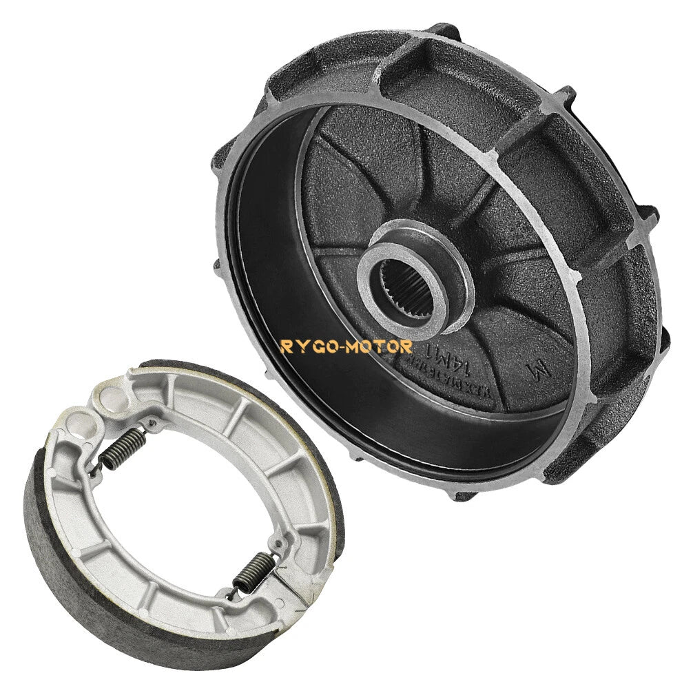 Rear Brake Drum Hub & Shoes for Honda Foreman 500 TRX500FE TRX500FM (2014–2019)