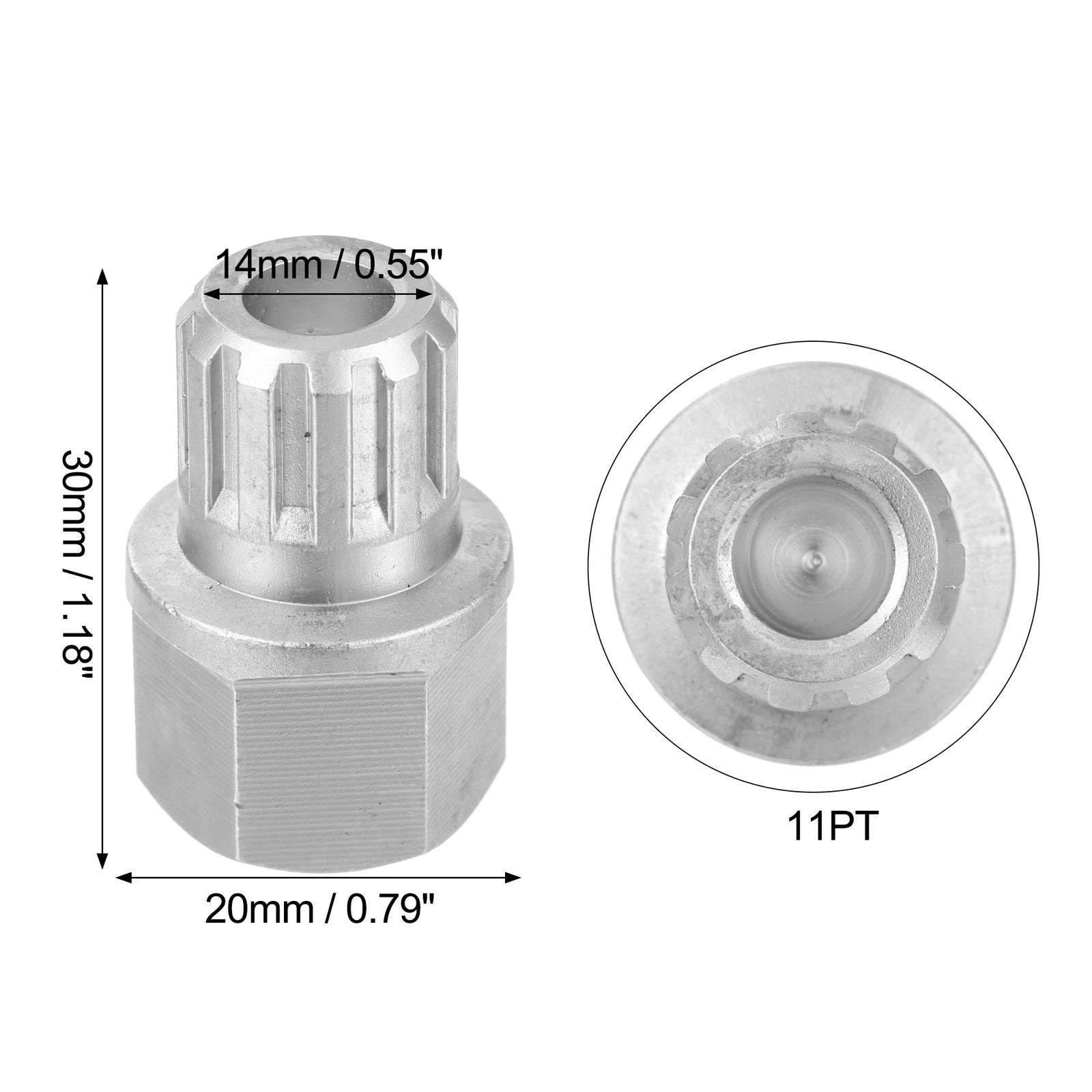 Wheel Lock Key Lug Nut Removal Tool for VW and Audi (56mm) (1998–2024)