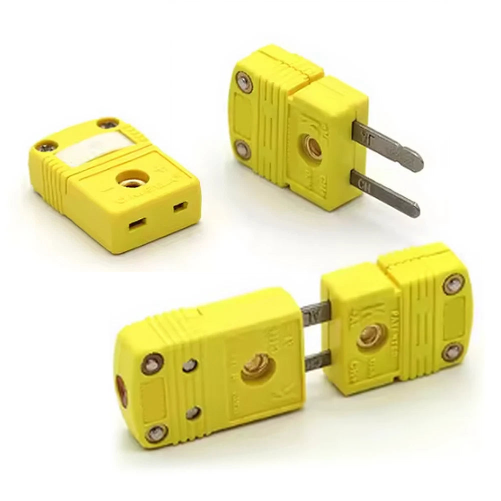 3X Thermocouple Socket Connectors K-Type for Universal Applications (220C)