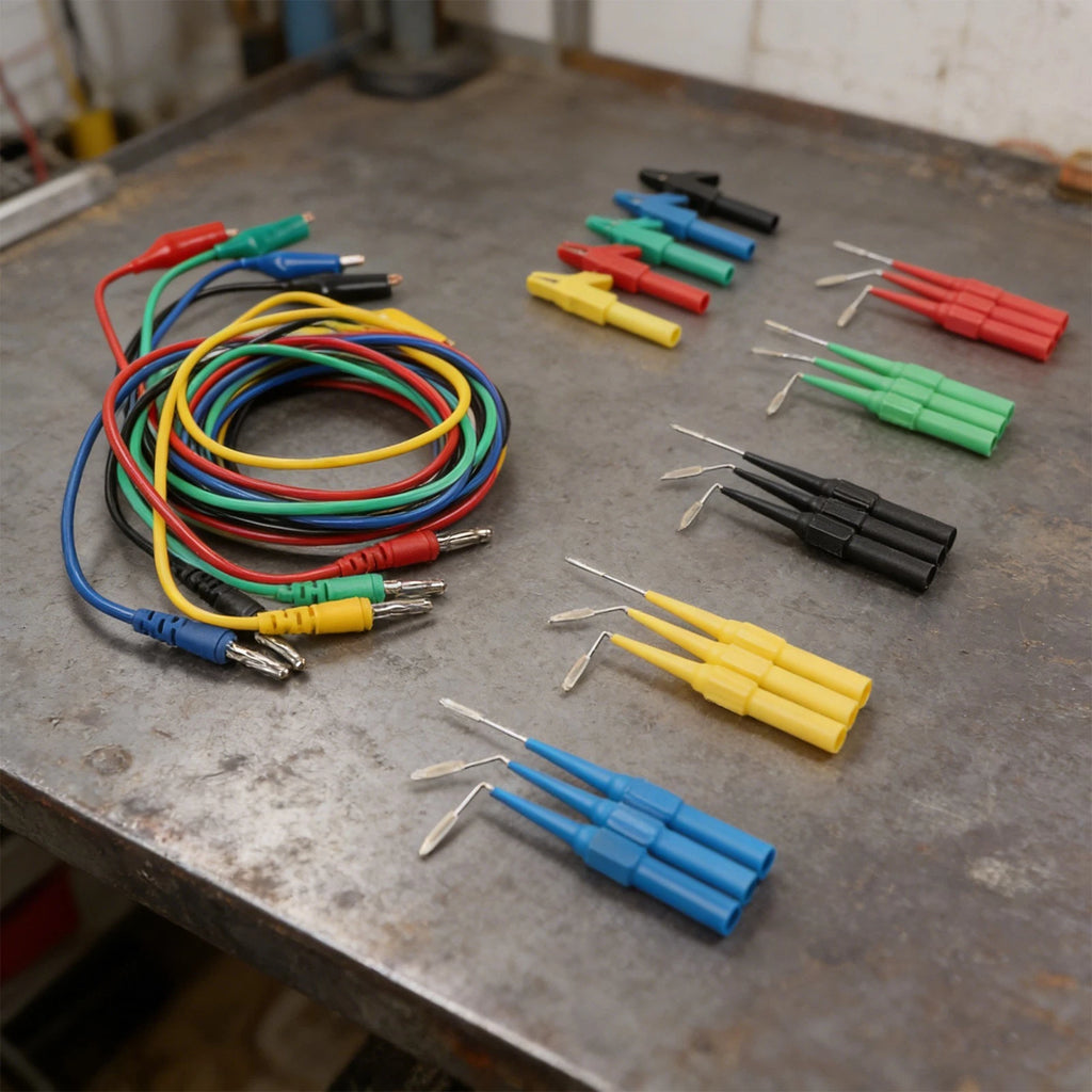 25-Piece Electrical Testing Multimeter Probe Kit for Automotive Repairs