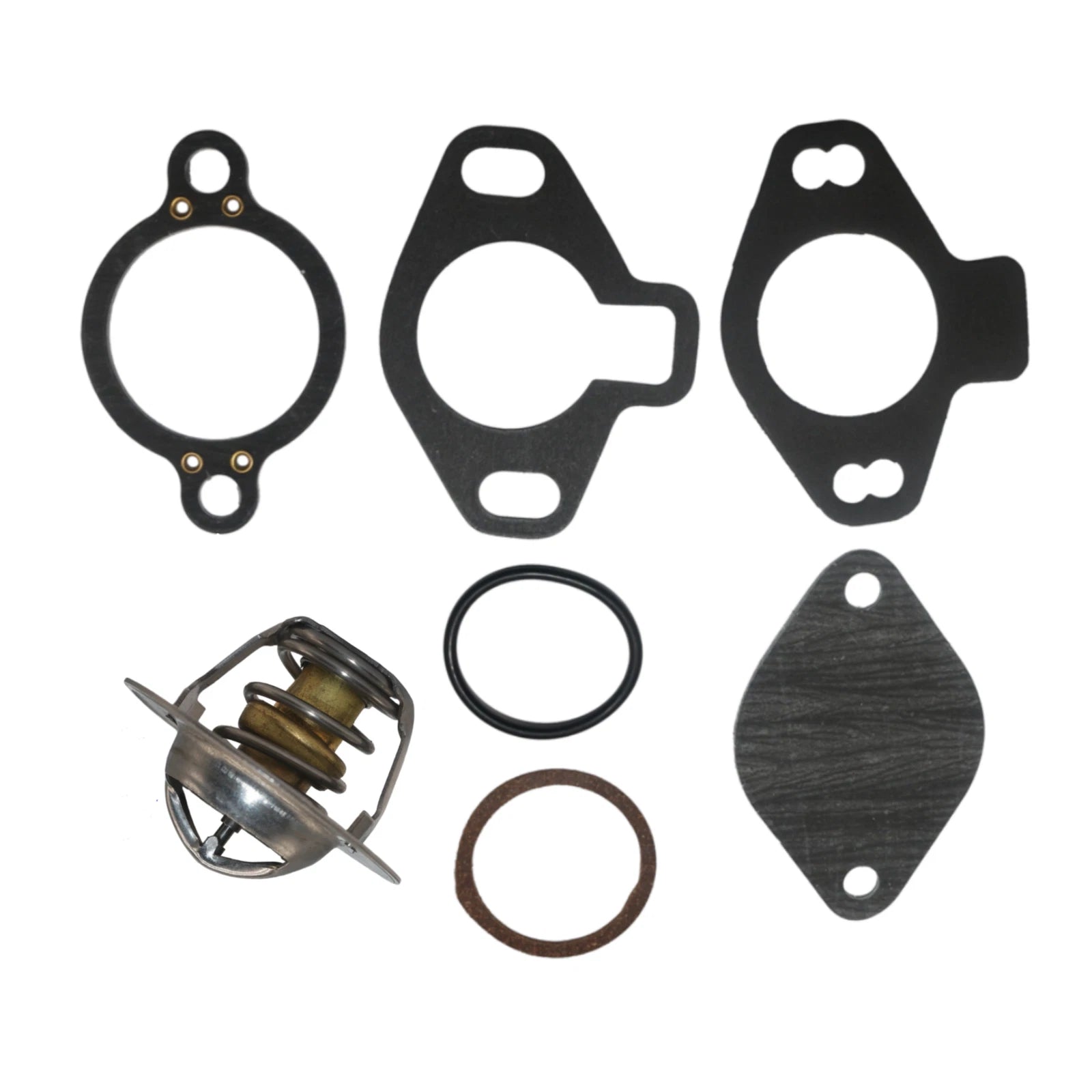 Thermostat Kit 140° with Cover Gaskets for GM V6 V8 Engines (18-3668, 807252Q4)
