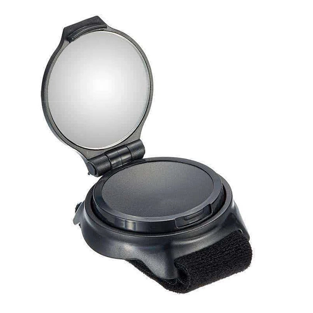 Convex Rearview Mirror for Bicycle Wrist Mount 360 Degree Adjustable