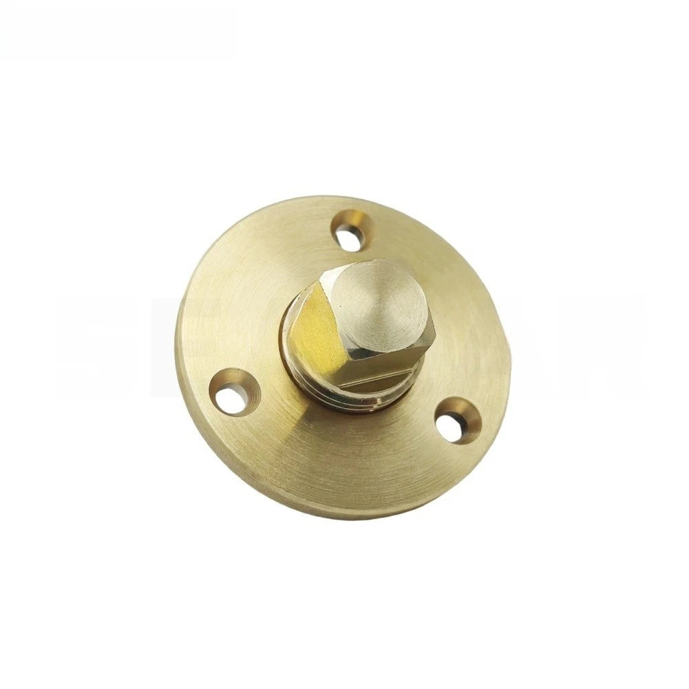 1 Inch Threaded Brass Drain Stopper for Marine 1/2 Inch Pipe