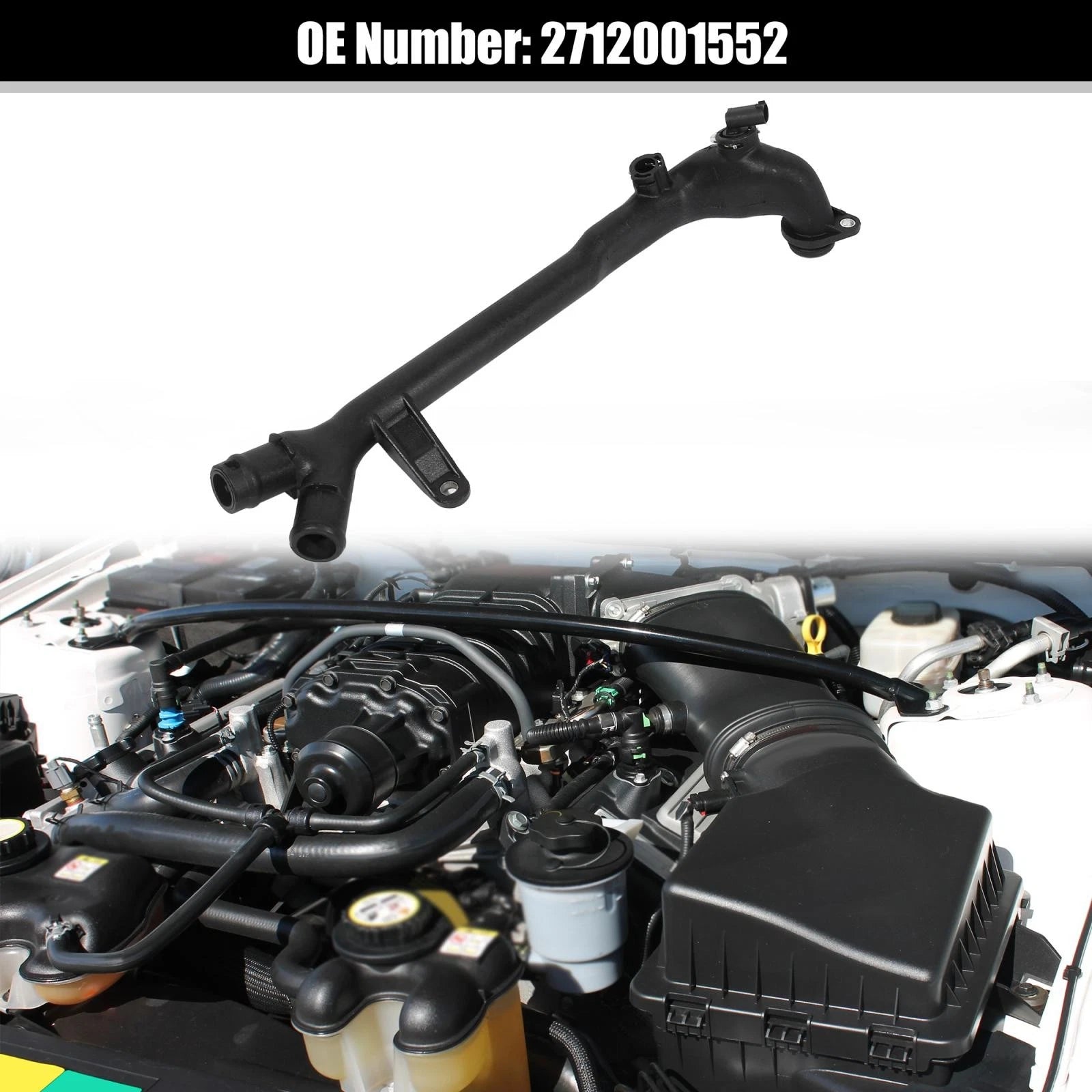 Engine Water Coolant Pipe Replacement for Mercedes-Benz C230 (2003–2005)